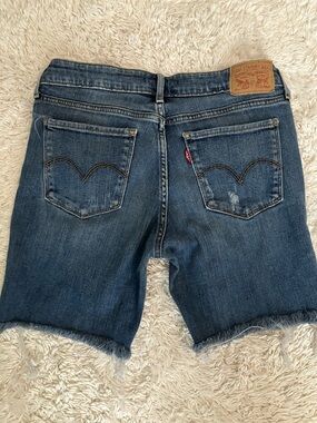 Levi's 711 Skinny Cutoff Shorts with Frayed Hem